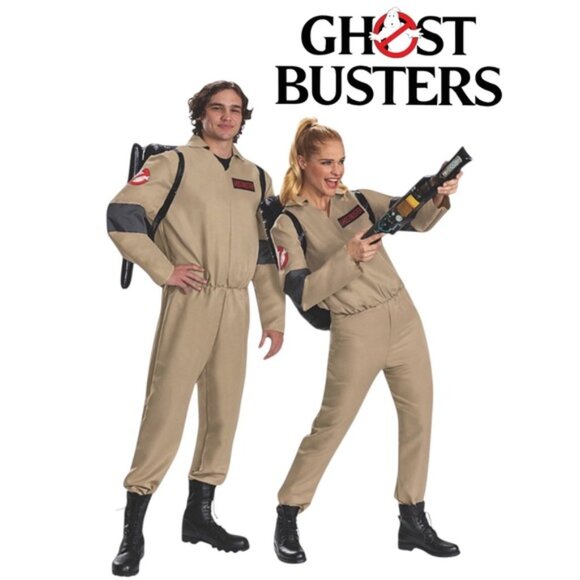 Ghostbusters Costume Inflatable Proton Backpack and Wand Adult Unisex S/M 38-40 - Picture 1 of 16